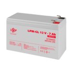 Аккумулятор гелевый LPM-GL 12V - 7 Ah - Зображення 3
