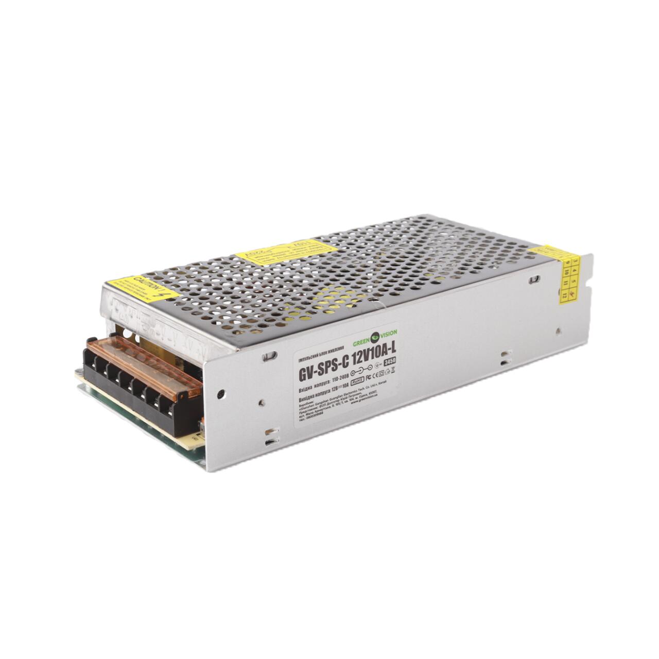 084a47d5ac8cfb7b9a6231c7918a9 Импульсный блок питания GV-SPS-C 12V10A-L (120W) - Зображення 1