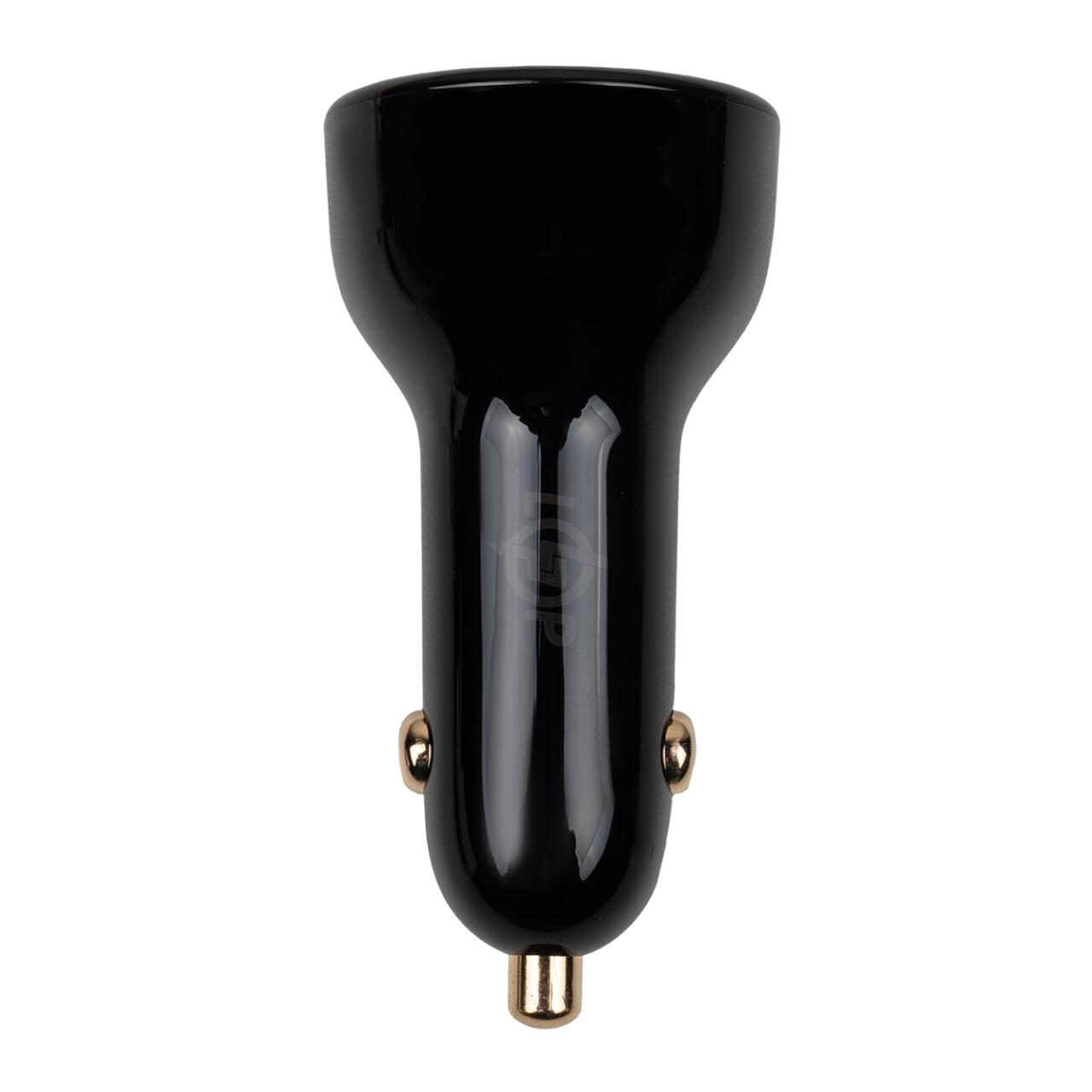 1fdcf70d21cf58cb7e076e55f2d04 Зарядка в прикуриватель LP 100W Type-C+USB (QC4/PD3.0/PPS) WCH01 - Зображення 1