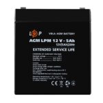 Распродажа (3861) Аккумулятор AGM LPM 12V - 5 Ah (11-2024)