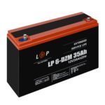 Тяговый свинцово-кислотный AGM аккумулятор LP 6-DZM-35 Ah - Зображення 3