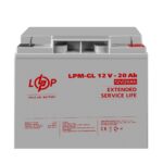 Аккумулятор гелевый LPM-GL 12V - 20 Ah - Зображення 3