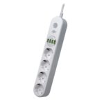 Сетевой фильтр (удлинитель) LP F24U4 (4x230V-2500W, 4xUSB-5V/3,4A 17W Auto Max)