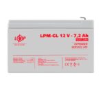 Аккумулятор гелевый LPM-GL 12V - 7.2 Ah Уценка 08.2024