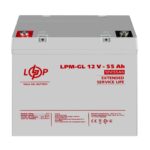 Аккумулятор гелевый LPM-GL 12V - 55 Ah - Зображення 2