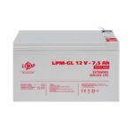 Аккумулятор гелевый LPM-GL 12V - 7.5 Ah - Зображення 2