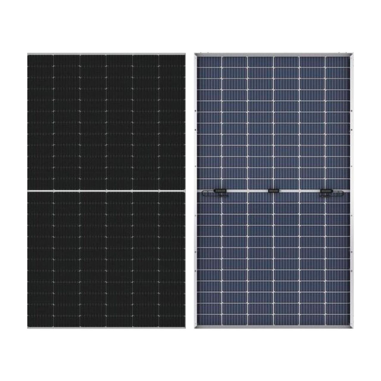 84972fe88e888b539a25b788d0a33 Солнечная панель LP Longi Solar Half-Cell 605W (30 профиль, Topcon N Bi-facial, монокристалл, кабель 100 см) - Зображення 1