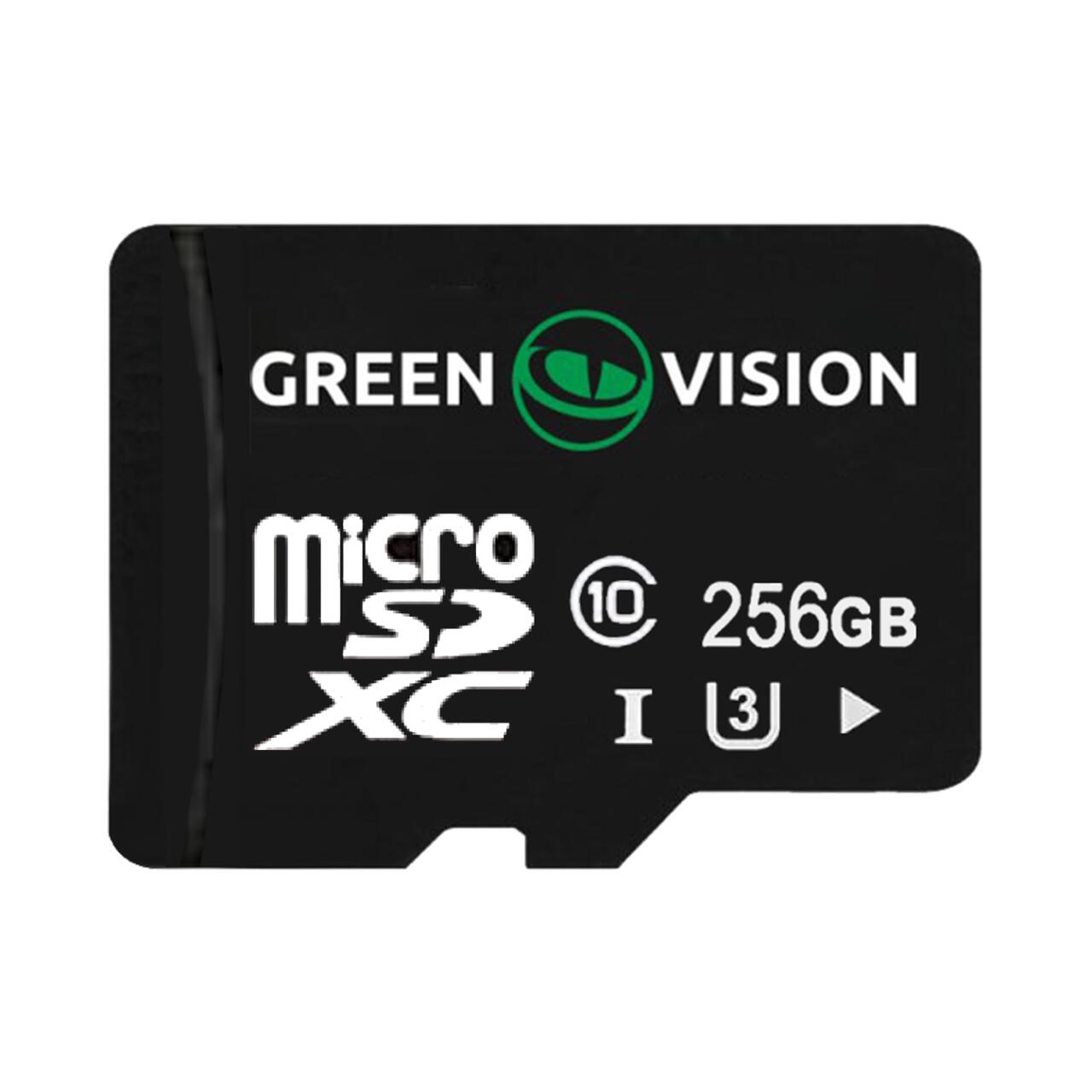 92a904c08a4533e33d35a9644a51a Карта памяти GreenVision microSDXC 256GB Class10 (без адаптера) - Зображення 1
