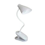 LED світильник настільний білий з акумулятором та з кріпленням