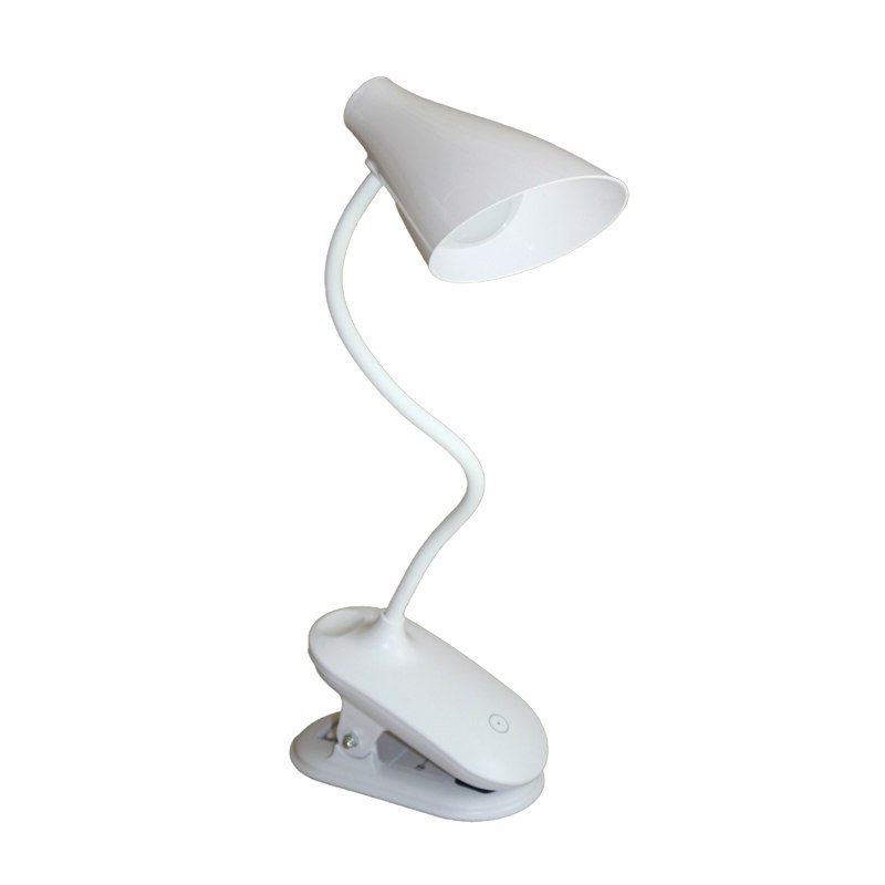 EH-051_1 LED світильник настільний білий з акумулятором та з кріпленням - Зображення 1