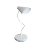 LED світильник настільний акумуляторний конусний, білий
