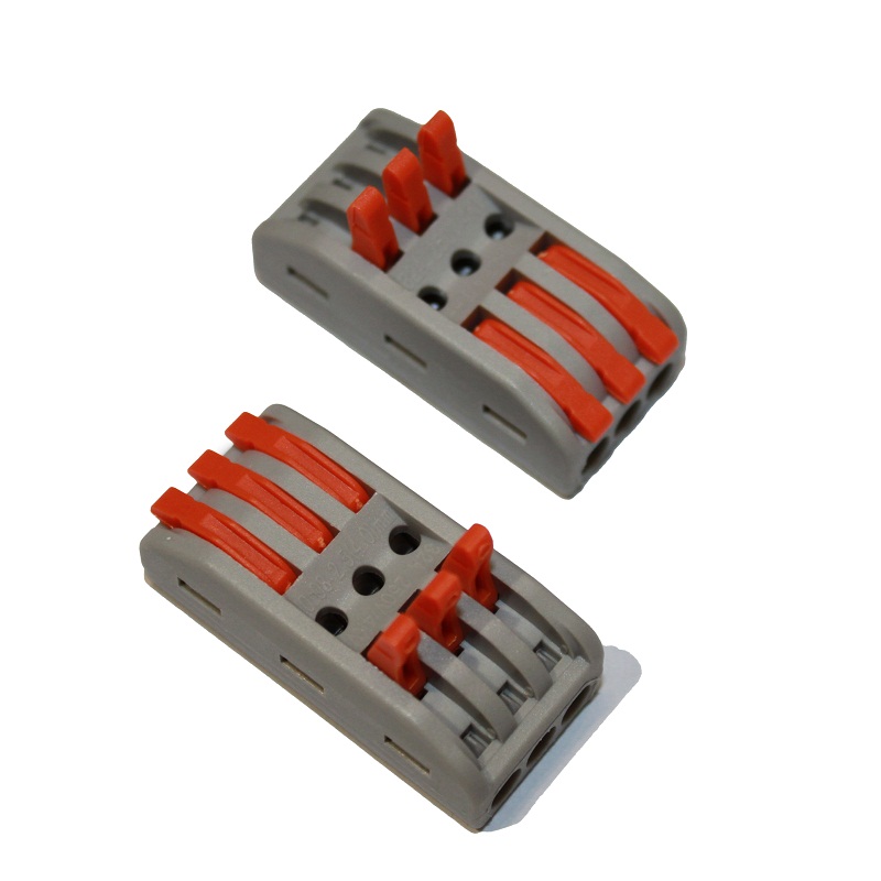 EH-CONN-2S3 Конектор двосторонній на 3 контакти 600В, 32A, сірий - Зображення 1