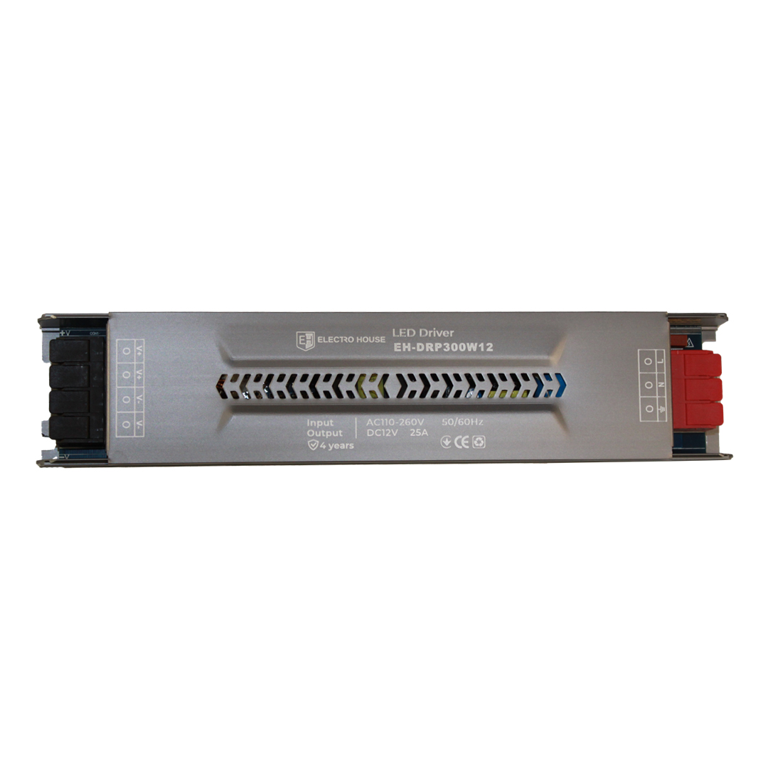 EH-DRP300W12 LED драйвер 300 Вт 12 В, серія IP20 Pro, гарантія 4 роки - Зображення 1