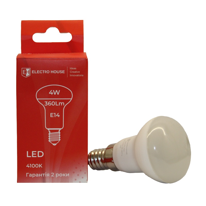 EH-LMP-R39 LED лампа R39 4Вт E14 4100К 360 Лм 165-265 В - Зображення 1
