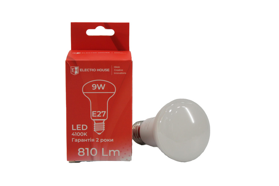 EH-LMP-R9N_3 LED лампа R63 9Вт E27 4100К 810 Лм 165-265 В - Зображення 1