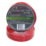 Ізоляційна стрічка ПВХ Soft Flex 25 м , червоний
