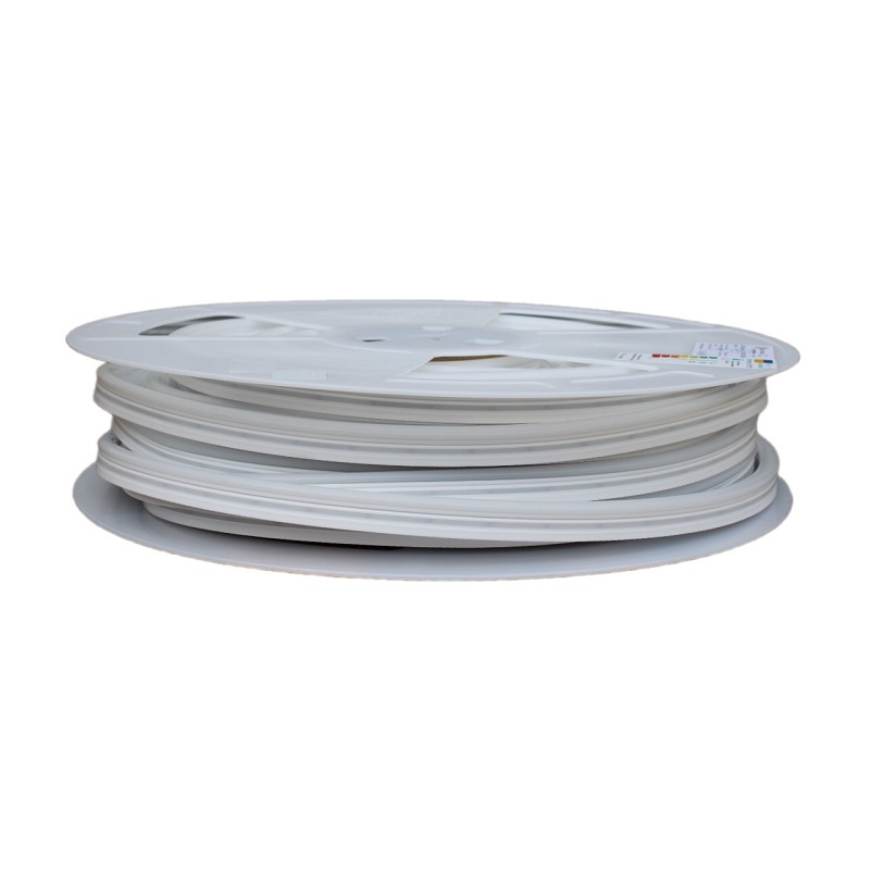 EH-STR-RSN4-1 LED неонова стрічка 10Вт 12В 6х12 мм, SMD2835 120 діодів, 230 Лм, теплий білий 3000K, серія Neon Electro House by Rishang - Зображення 1