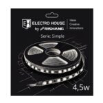 LED стрічка 4,5Вт 12В SMD2835 60 діодів, 540 Лм , нейтральний білий 4000К, серія Simple Electro House by Rishang