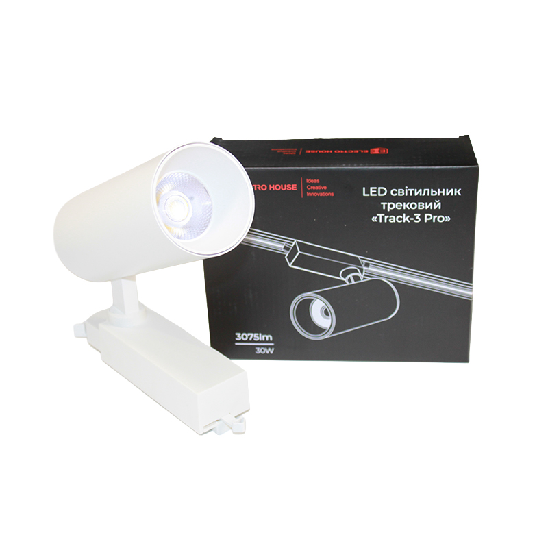 EH-TRLW-30W LED світильник трековий 30Вт білий (серія Track-3 Pro) - Зображення 1
