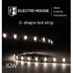 LED стрічка 10Вт 12В SMD2835 120 діодів, нейтральний білий 4000К, серія S-Shape, гарантія 3 роки
