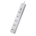 Сетевой фильтр (удлинитель) LP (5x230V-2500W, 1xUSB-38W/PD/QC3.0, 1xType-C 20W, 1xUSB 18W)