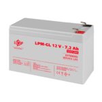 Аккумулятор гелевый LPM-GL 12V - 7.2 Ah Уценка 08.2024 - Зображення 3