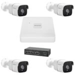Комплект видеонаблюдения на 4 камеры GV-IP-K-W75/04 5MP