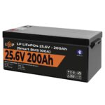 Аккумулятор LP LiFePO4 24V (25,6V) - 200 Ah (5120Wh) (Smart BMS 100А) с BT пластик Уценка - Зображення 3