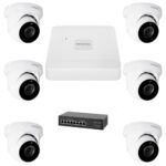 Комплект видеонаблюдения на 6 камер GV-IP-K-W76/06 5MP