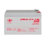 Аккумулятор гелевый LPM-GL 12V - 7 Ah - Зображення 2