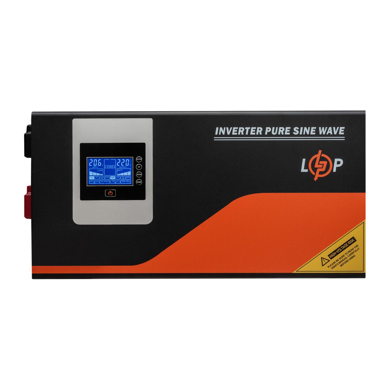 ddcaf51a2eac60ee4ae8f88f4d3a8 ИБП LogicPower LPM-PSW-3000VA (2000Вт) с правильной синусоидой 24V - Зображення 1
