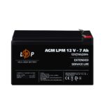 Аккумулятор AGM LPM 12V - 7 Ah - Зображення 2