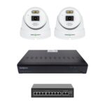 Комплект видеонаблюдения на 2 камеры GV-IP-K-W101/2 5MP (Ultra AI)