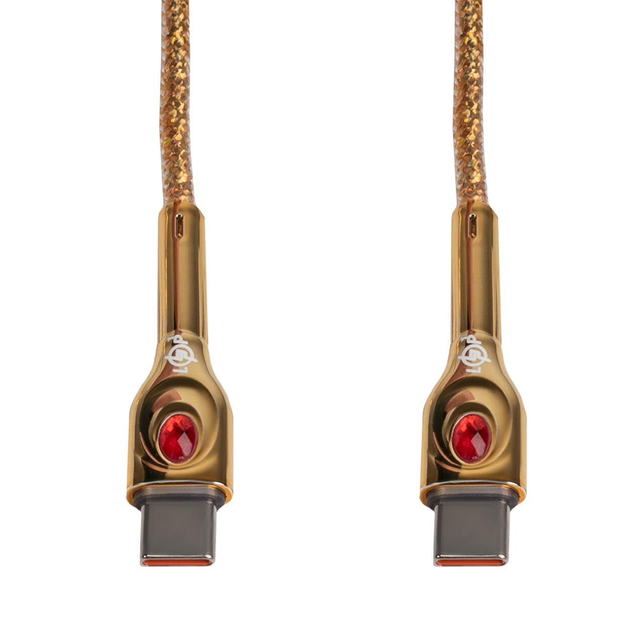f7f50babe73f4db91eb8439f38974 Кабель (шнур) LP USB Type-C to USB Type-C 5A 65W с быстрой зарядкой (QC) 1м C651MС - Зображення 1
