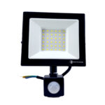 LED прожектор з датчиком руху 50Вт SMD5730, холодний білий 6500К, 4500 Лм